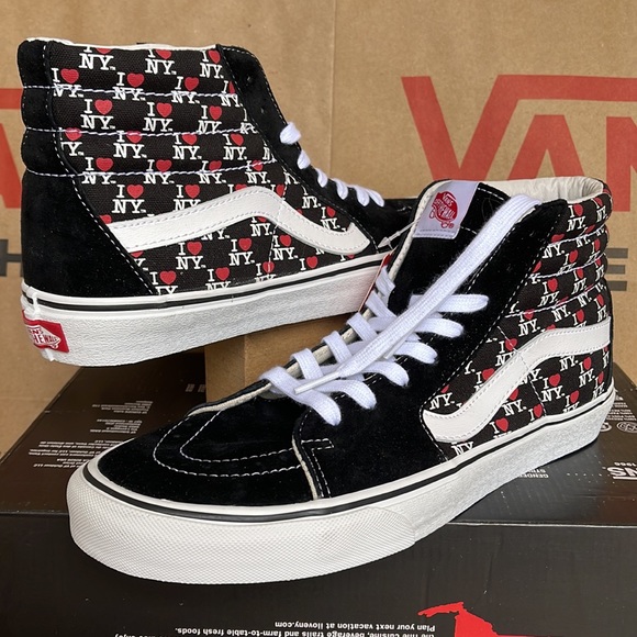 Vans Sk8-Hi The General I Love NY Black sneakers Men’s - Picture 9 of 16